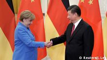 China Peking - Angela Merkel bei treffen mit Xi Jinping