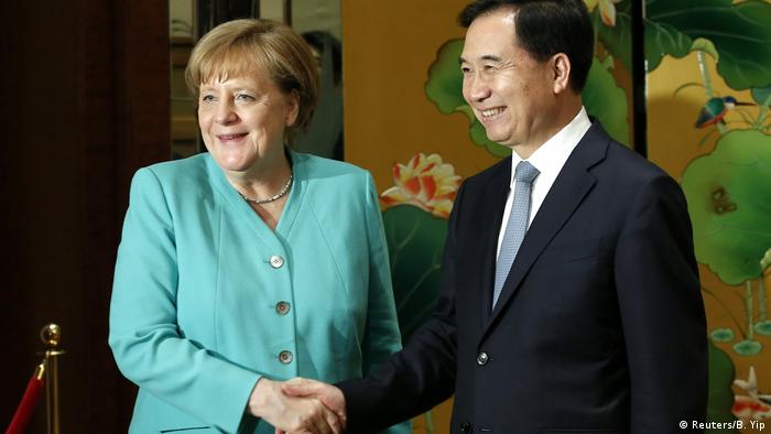 China Shenzhen Angela Merkel und Li Xi (Reuters/B. Yip)