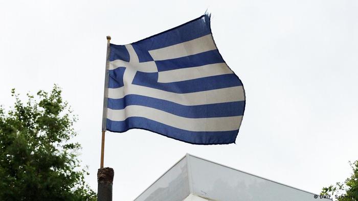 Athen Griechische Fahne