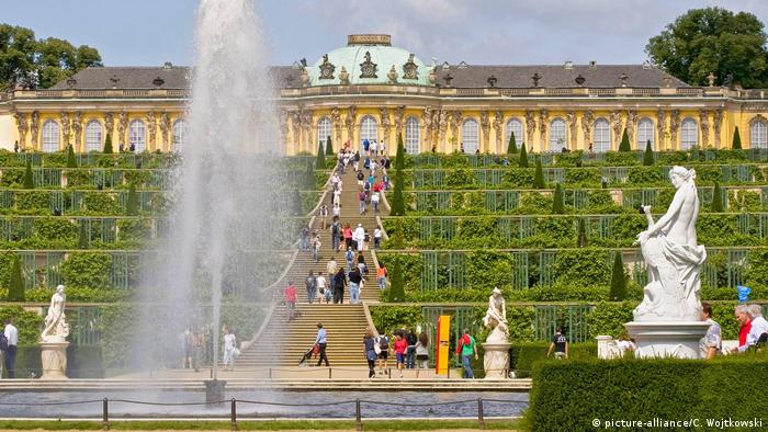 Palacio de Sanssouci, en Potsdam.