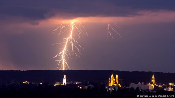 Tempestade em Hessen, Alemanha