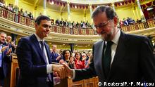 Spanien Madrid - Ministerpräsident Rajoy per Mistrauensvotum gestürzt