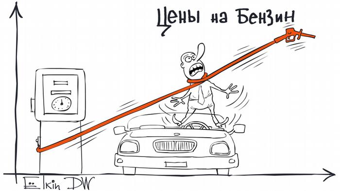 Caricature of Sergei Elkin