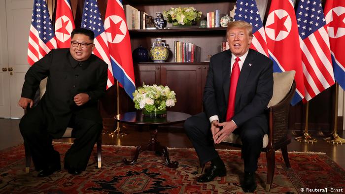Singapur Sentosa USA-Nordkorea Gipfel Statements (Reuters/J. Ernst)