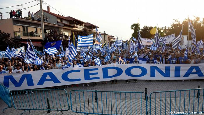 Griechenland Namensstreit mit Mazedonien Protest (Reuters/A. Avramidis)