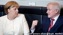 Unions-Fraktionssitzung Angela Merkel Horst Seehofer