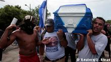 Nicaragua Beerdigung Ezequiel Mendoza