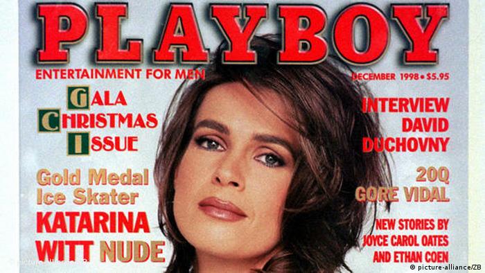 Cover Katarina Witt im Playboy (picture-alliance/ZB)