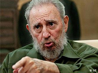 Kuba Fidel Castro Interview in Havanna (AP)