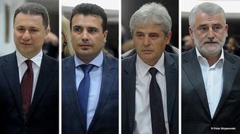 Kombibild Politiker Mazedonien