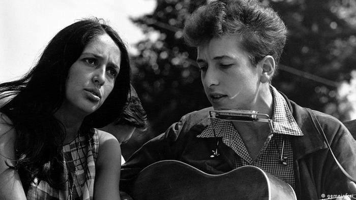 Joan Baez und Bob Dylan 