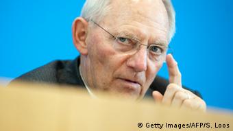 Deutschland Wolfgang Schäuble Finanzminister 