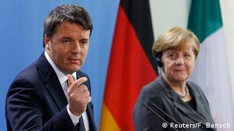 Deutschland Italien Treffen Merkel mit Renzi in Berlin