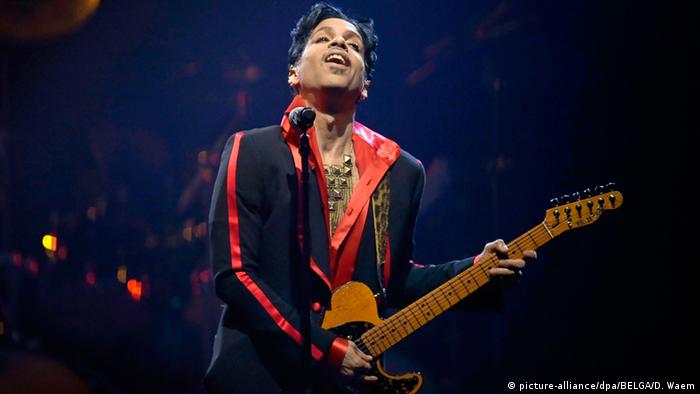Belgien Sänger Prince Konzert in Antwerpen