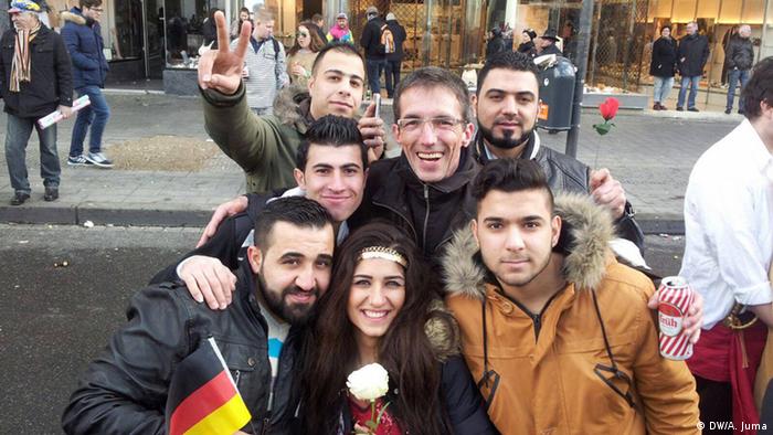 Deutschland Syrische Flüchtlinge in Aachen