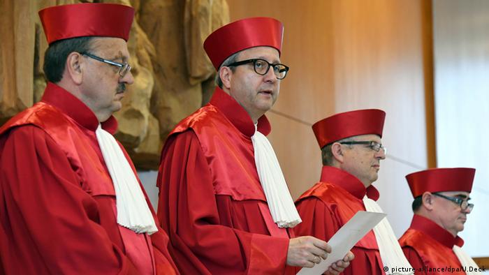  Die Linke Bundesverfassungsgericht Urteilsverkündung Karlsruhe Richter 