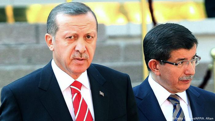 Türkei Ahmet Davutoglu und Tayyip Erdogan