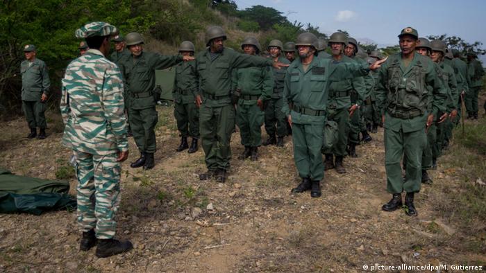 Venezuela Manöver der bolivianischen Armee