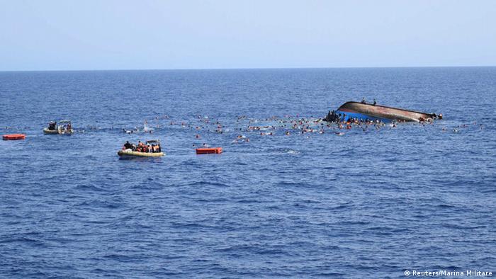 Rescue mission after refugee boats capsize