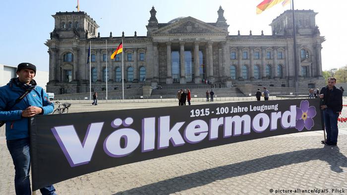 Deutschland Demo von Armeniern in Berlin