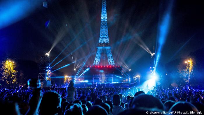 Frankreich Euro 2016 David Guetta Konzert in Paris