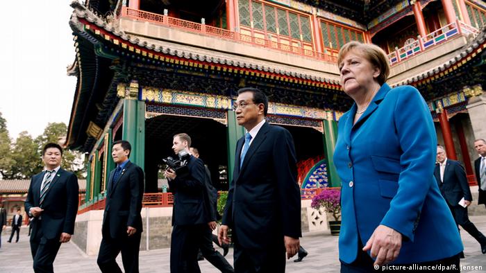 German Chancellor Angela Merkel and Chinese Premier Li Keqiang