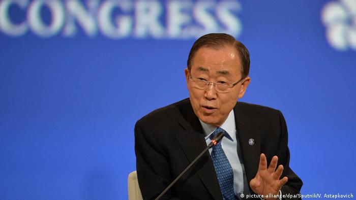 Russland International Economic Forum Ban Ki-moon