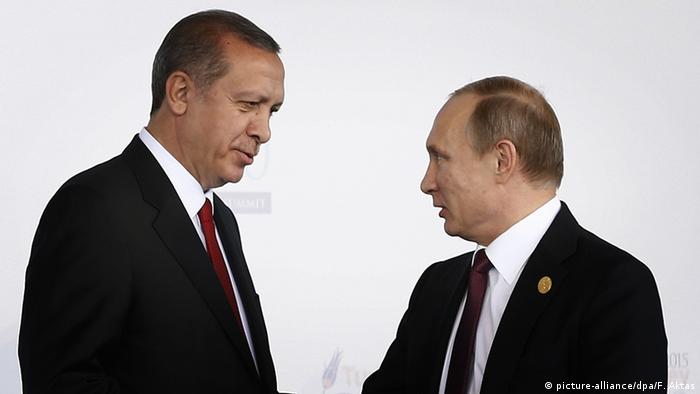 Russland Recep Tayyip Erdogan und Wladimir Putin G-20 Türkei 2015