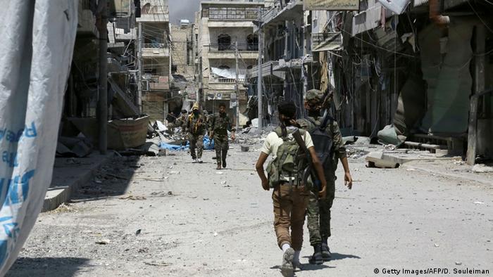 Syrien IS Rückzug aus Manbidsch 