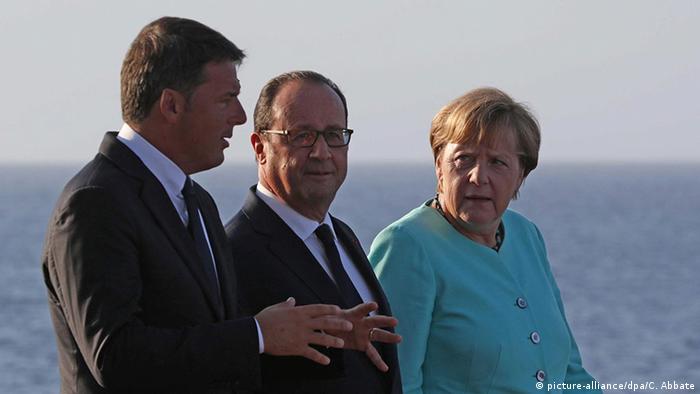 Takimi Merkel, Hollande, Renzi