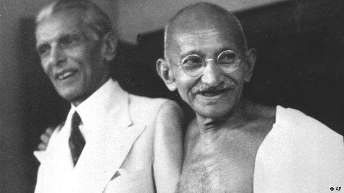 Mahatma Gandhi with Muhammad Ali Jinnah (AP)