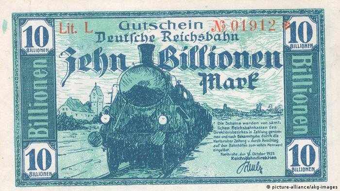 Weimar Republic banknote (picture-alliance/akg-images)