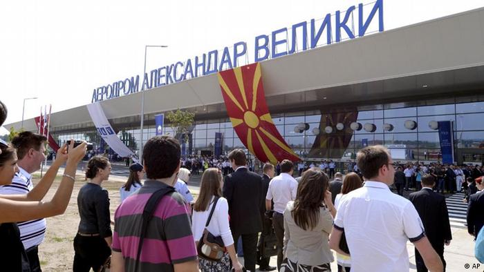 Mazedonien Flughafen Alexander der Große eingeweiht in Skopje (AP)