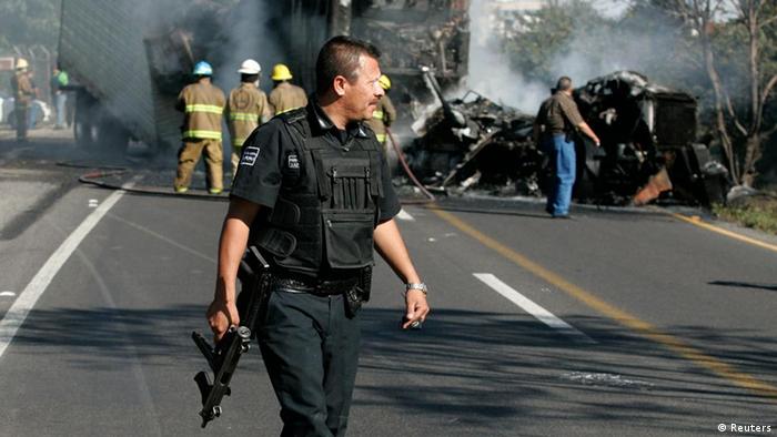 Festnahmen lösen in Guadalajara Ausschreitungen sowie Schießereien zwischen Sicherheitskräften und Mitgliedern des Drogenkartells aus (Reuters)