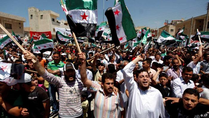 Демонстрация противников Башара Асада