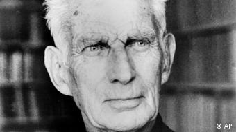 Samuel Beckett em foto antiga