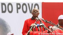 Präsident von Angola José Eduardo dos Santos eröffnet Wahlkampf