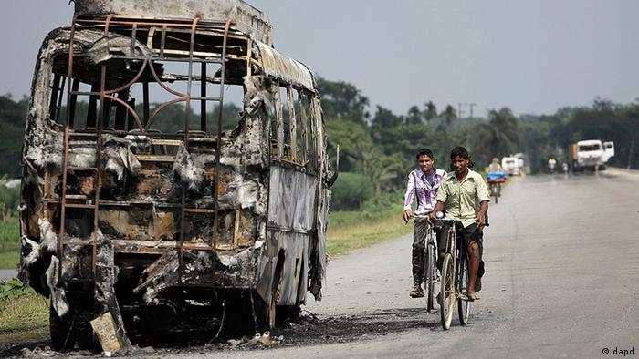 Indien Unruhen und Gewalt im Assam (dapd)