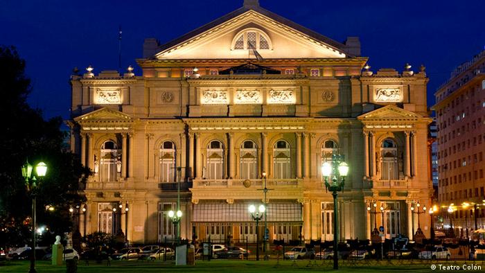 Image result for images Teatro Colon at night