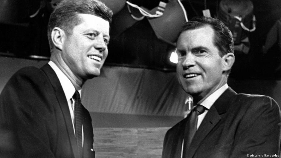 Bundestagswahlkampf im Fernsehen - Nixon und Kennedy