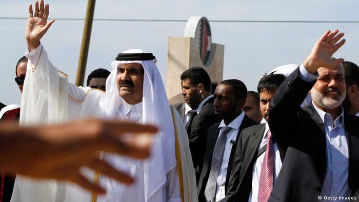 Sponsor ve arabulucu: Katar Emiri Tamim bin Hamad El Tani 2012'de Gazze Şeridi'ni ziyaret etmişti