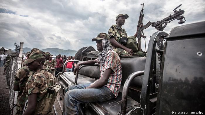 M23 rebels in Goma , DRC(picture-alliance/dpa)