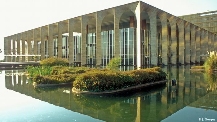 Palácio do Itamaraty, sede do Ministério das Relações Exteriores em Brasília.