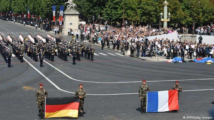 Franco-German Brigade parade (AFP/Getty Images)