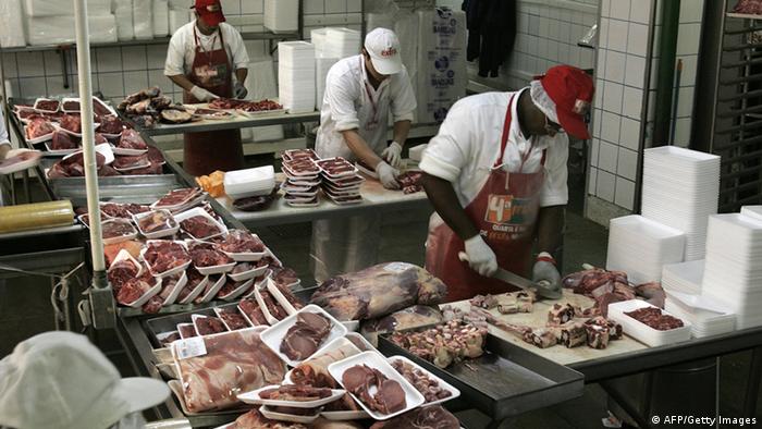 Brasilien Kühlhaus Rindfleischbearbeitung