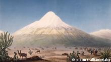 Ecuador Deutschland Wissenschaft Alexander von Humboldt Bild vom Vulkan Chimborazo