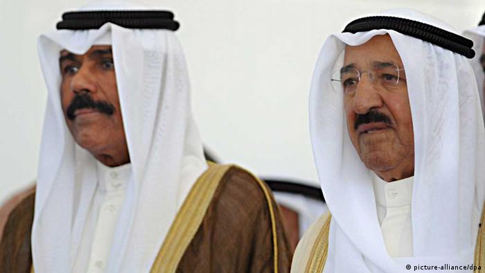 Scheich und Kronprinz von Kuwait (picture-alliance/dpa)