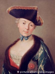 Екатерина Вторая. Неизвестный художник, ок. 1760