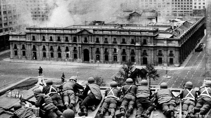 Chile Militärputsch 1973 Präsidentenpalast in Santiago (OFF/AFP/Getty Images)