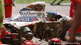 Ayrton Senna Wrack Grand Prix San Marino 1994